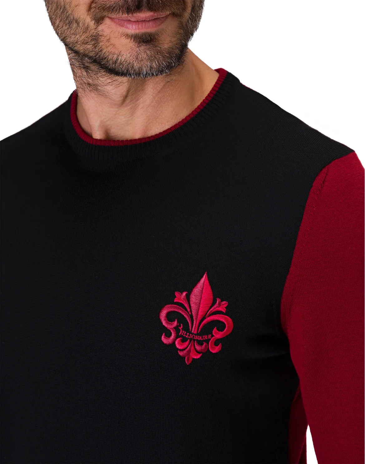 Pullover Round Neck LS Giglio, цвет: Черный