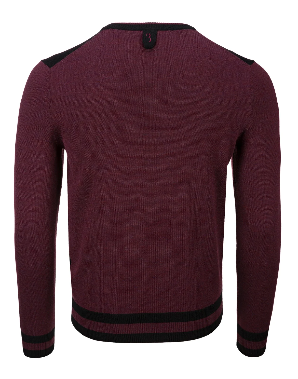 Pullover Round Neck LS Giglio, цвет: Черный