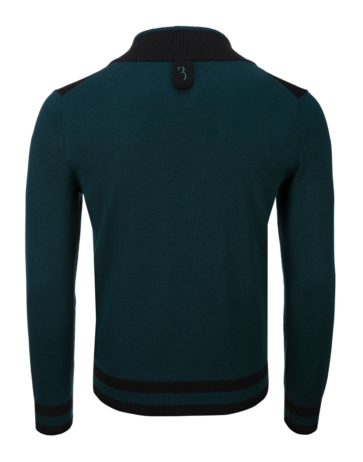 Pullover zip mock Giglio, цвет: Черный