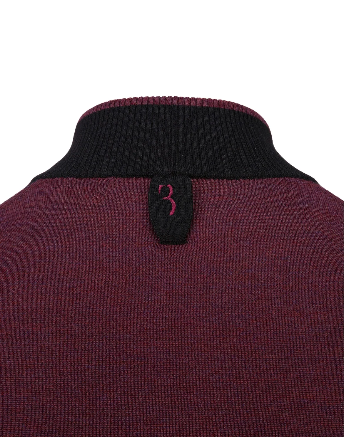 Pullover zip mock Giglio, цвет: Черный