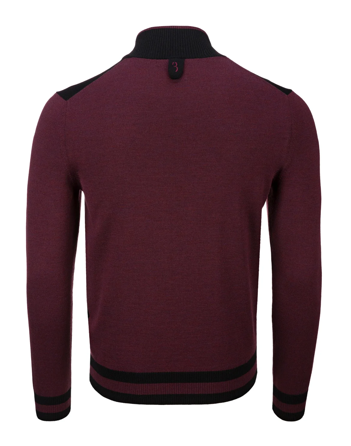 Pullover zip mock Giglio, цвет: Черный