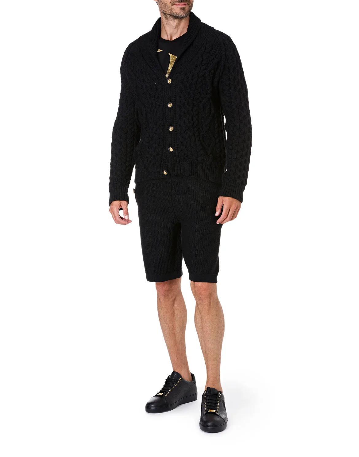 Knit Jogging Trousers Crest, цвет: Черный