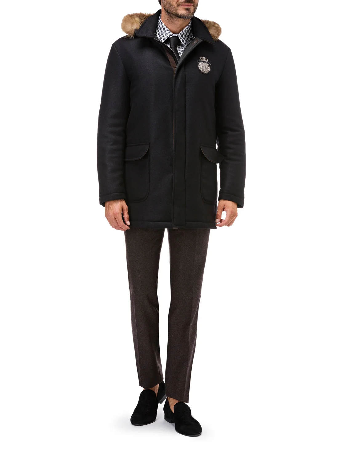 Parka Crest, цвет: Черный