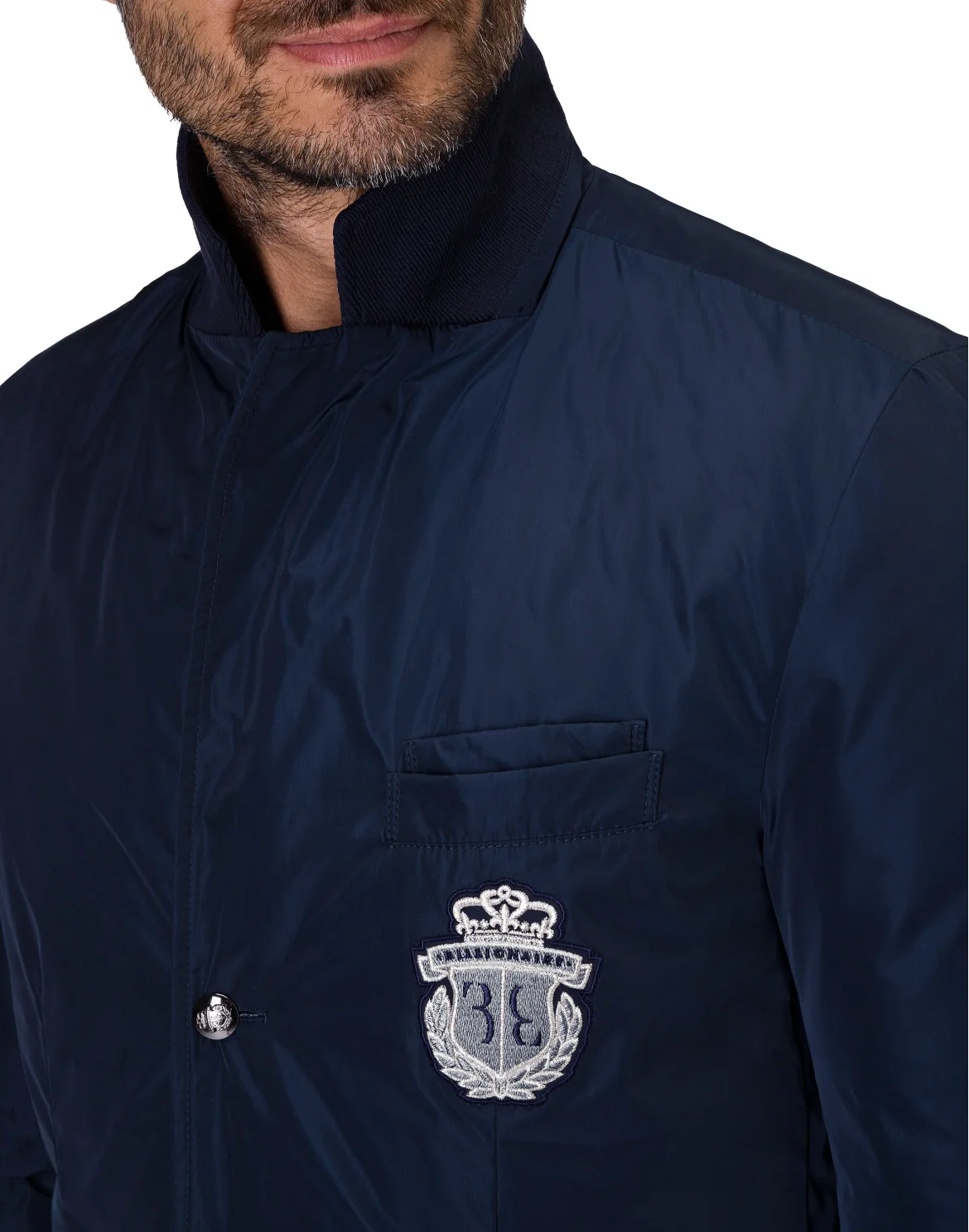 Nylon Jacket Crest, цвет: Синий