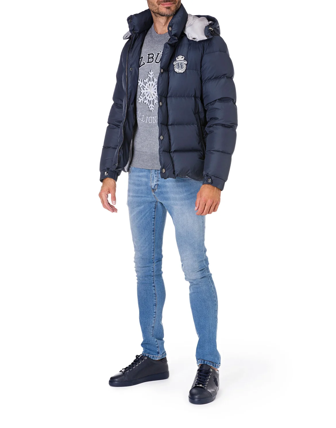 Nylon Jacket Crest, цвет: Синий