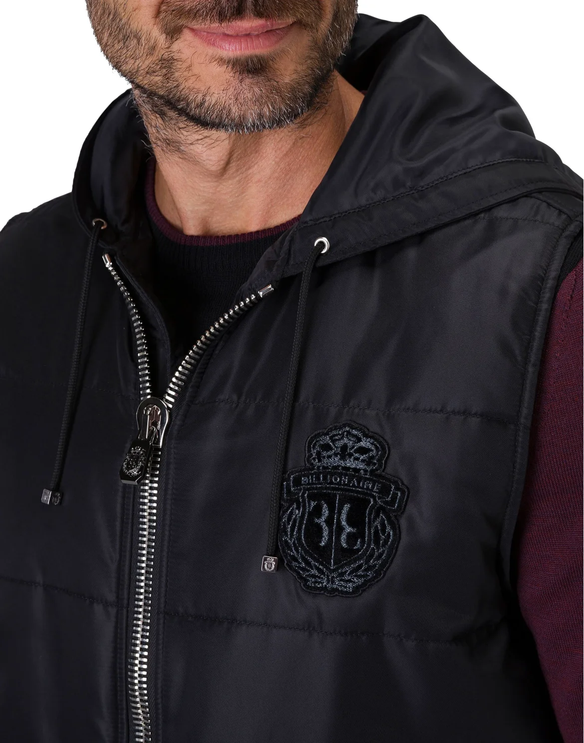 Short Vest Crest, цвет: Черный