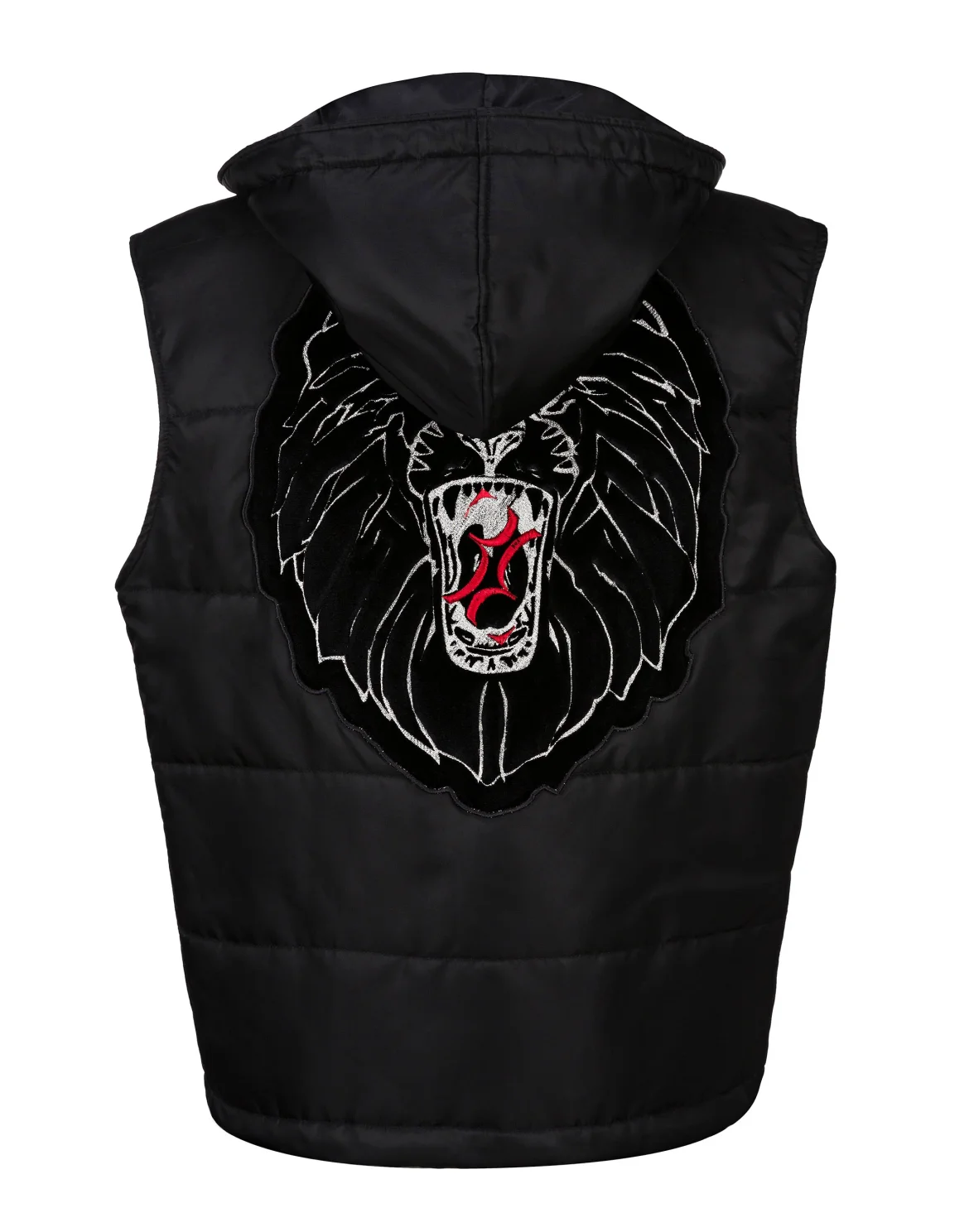 Short Vest Lion, цвет: Черный