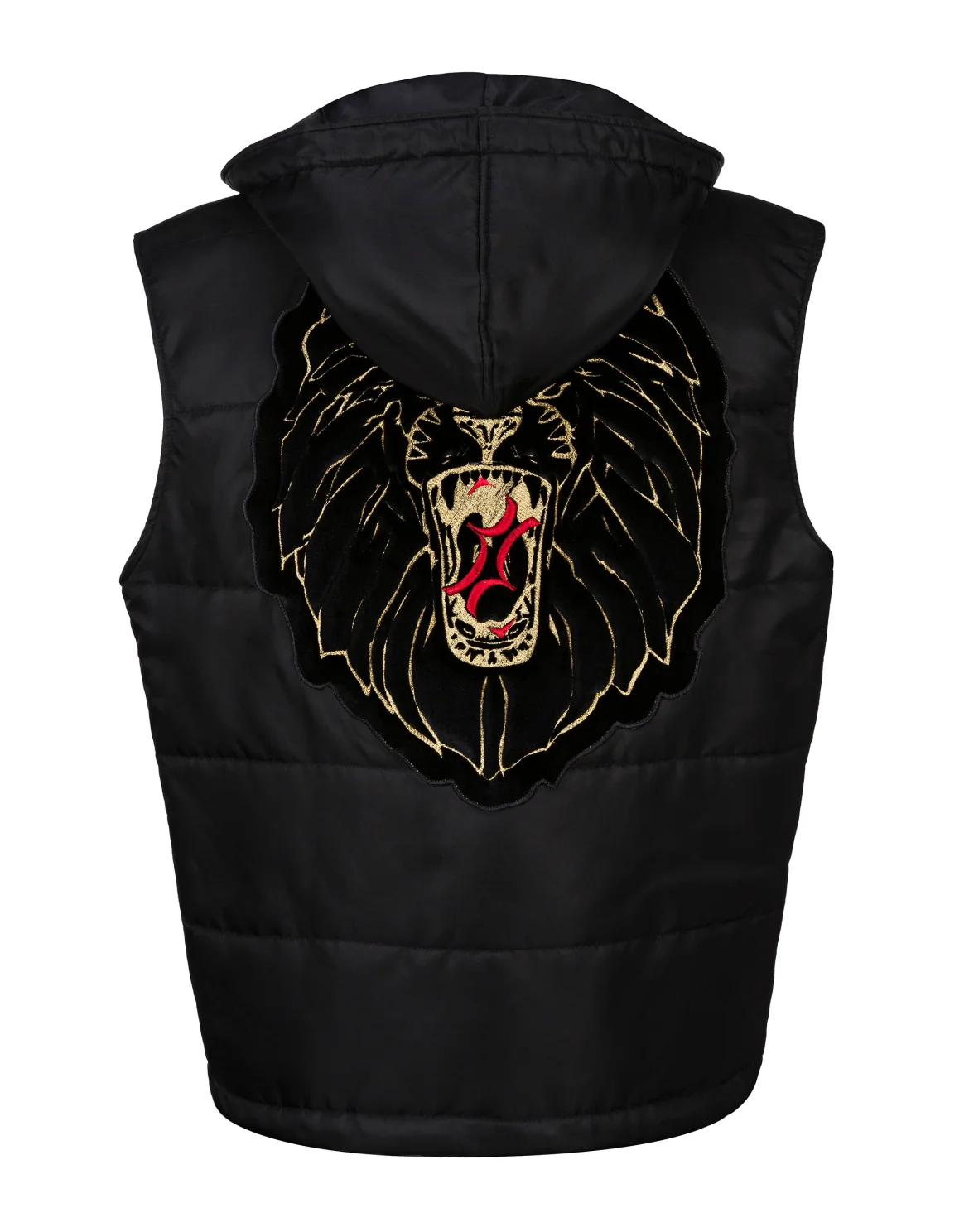 Short Vest Lion, цвет: Черный