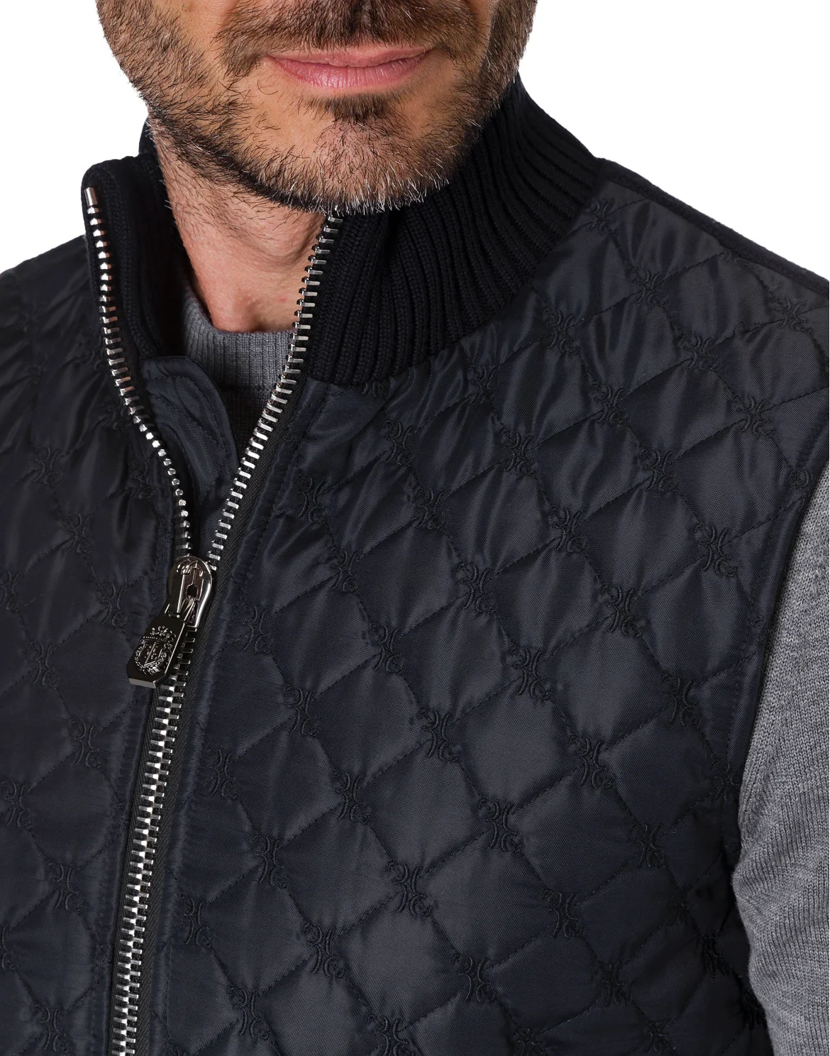 Short Vest All over BB, цвет: Черный
