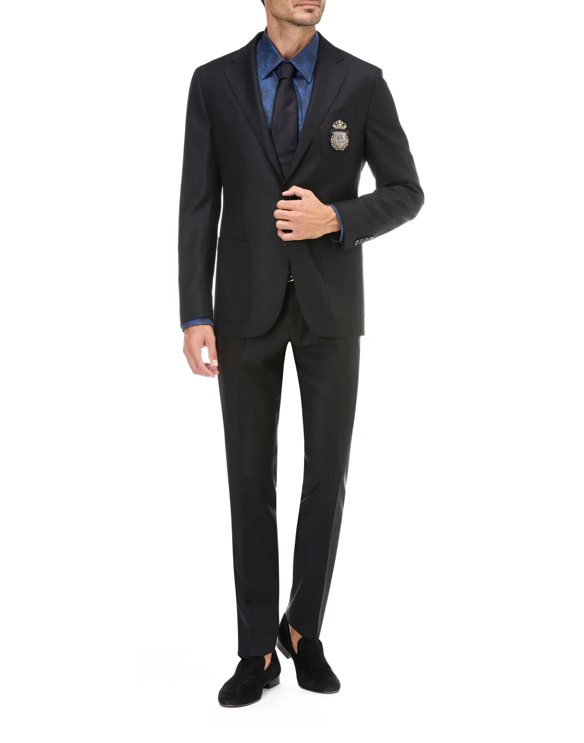 Blazer Regular Fit Crest, цвет: Черный