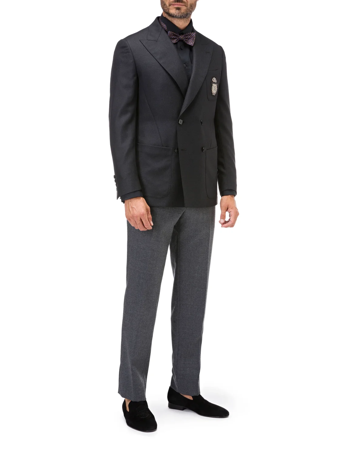Blazer Regular Fit Crest, цвет: Серый