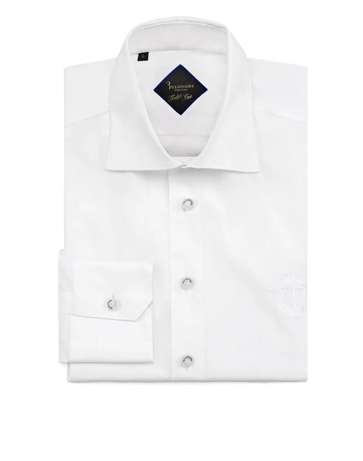 Shirt Gold Cut LS / Flavio Crest, цвет: Белый