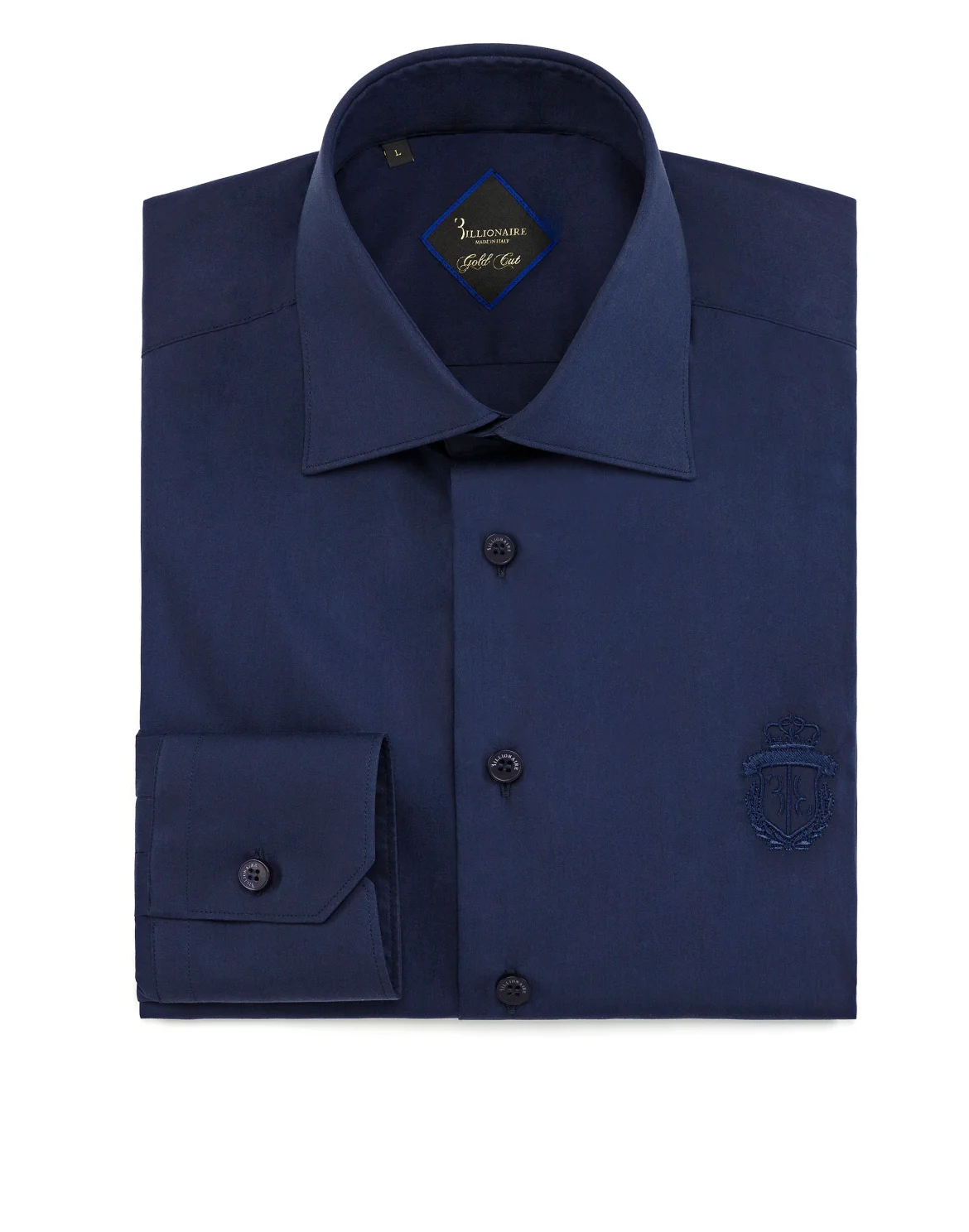 Shirt Gold Cut LS / Flavio Crest, цвет: Синий
