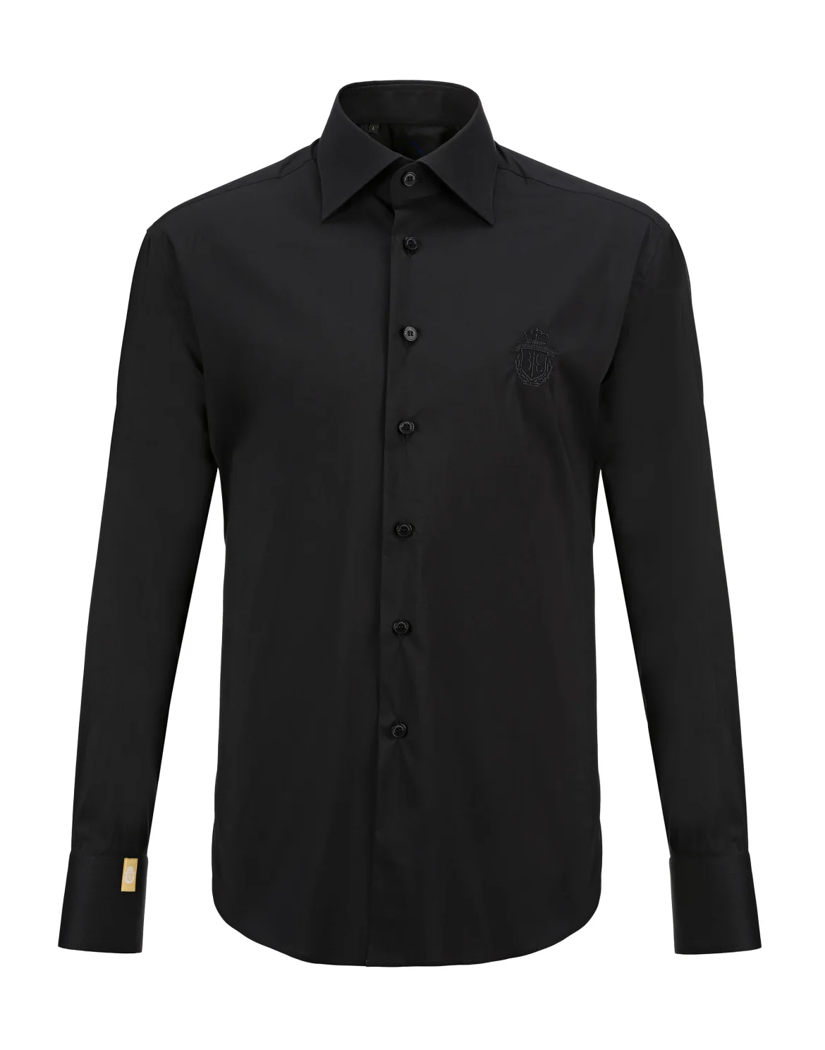 Shirt Gold Cut LS / Milano Crest, цвет: Черный