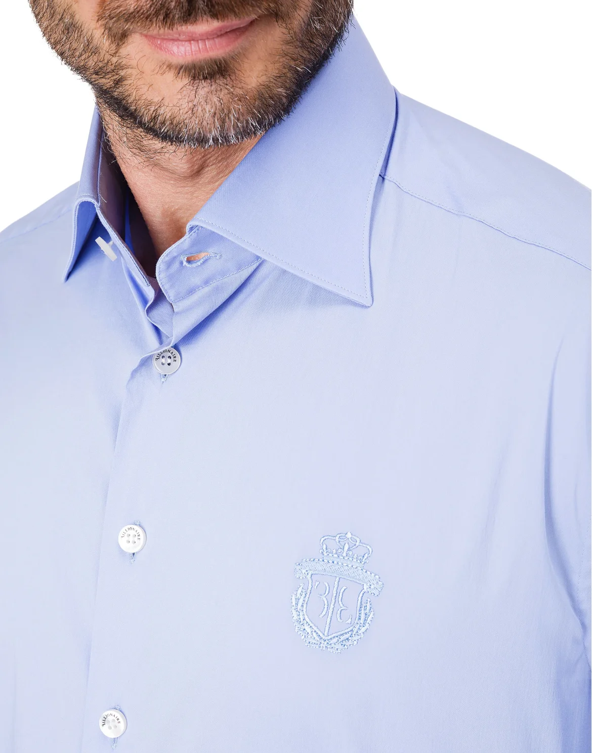 Shirt Gold Cut LS / Milano Crest, цвет: Синий
