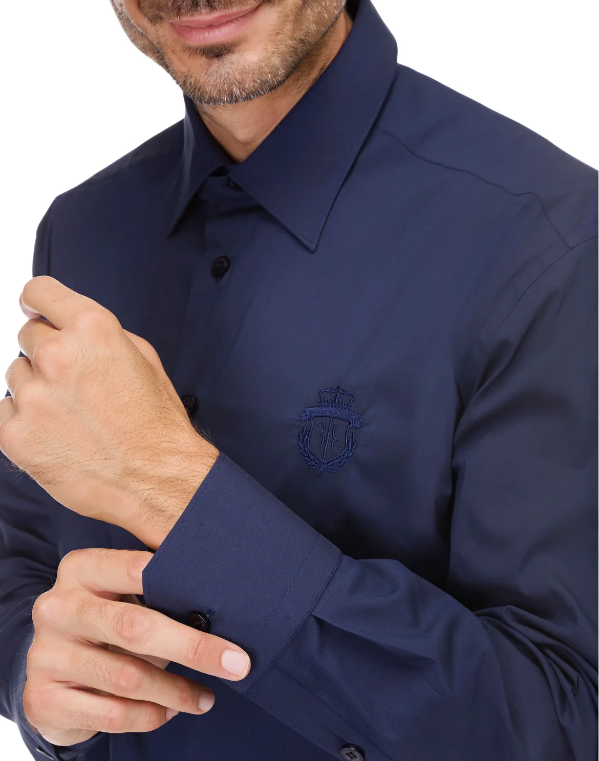 Shirt Gold Cut LS / Milano Crest, цвет: Синий