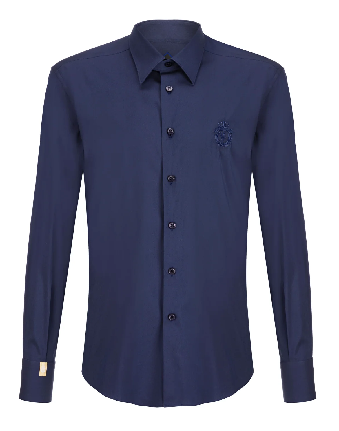Shirt Gold Cut LS / Milano Crest, цвет: Синий