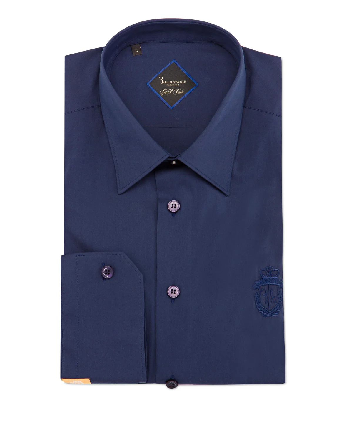 Shirt Gold Cut LS / Milano Crest, цвет: Синий