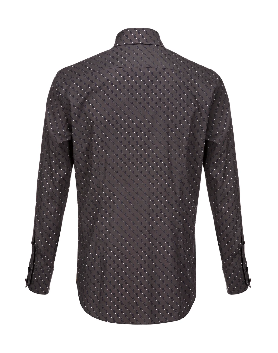 Shirt Silver Cut LS / Flavio All over BB, цвет: Серый