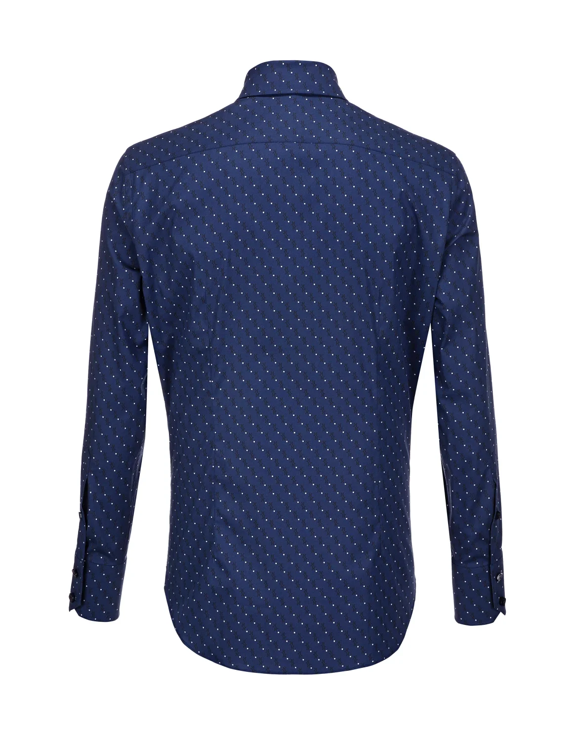 Shirt Silver Cut LS / Flavio All over BB, цвет: Синий
