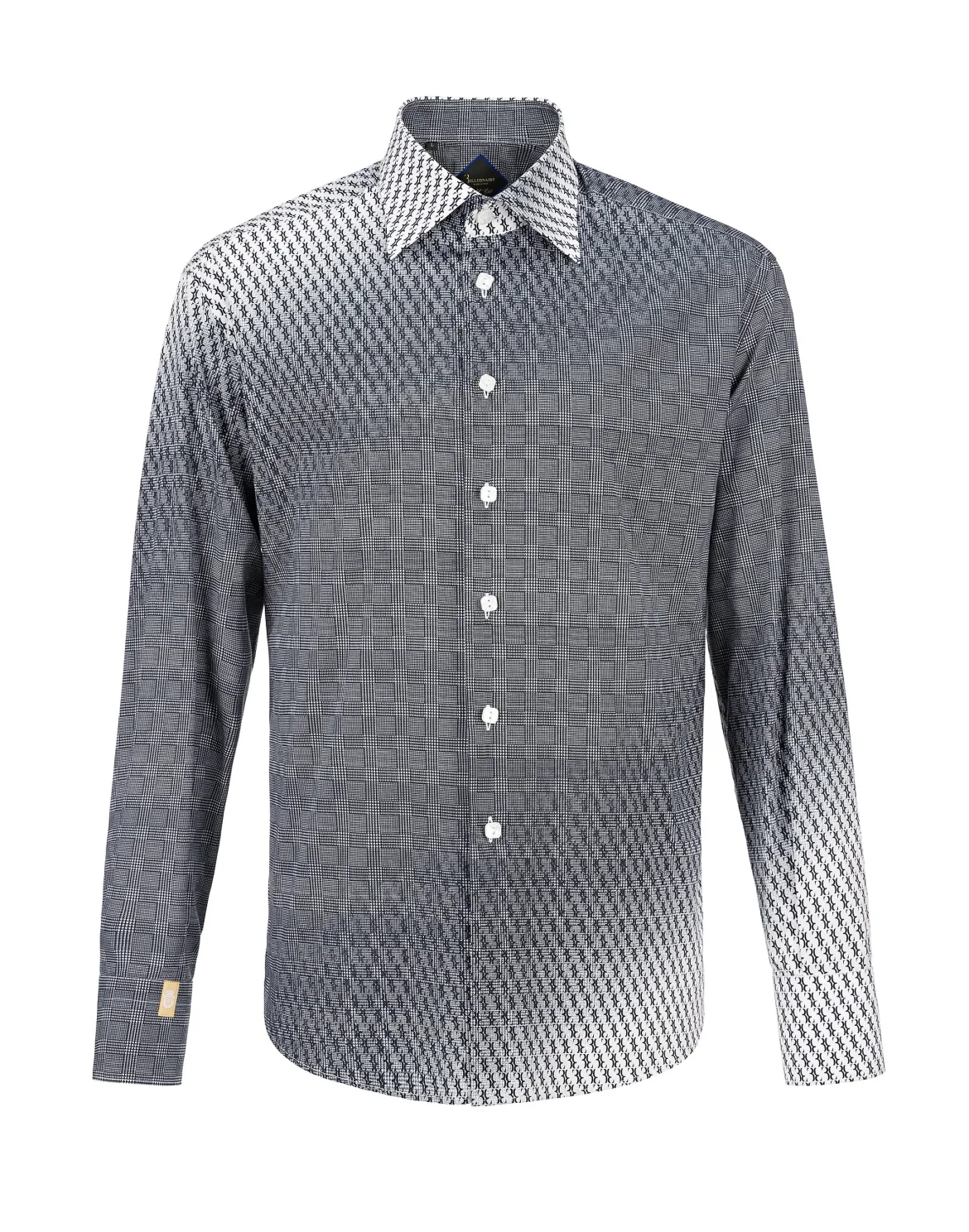 Shirt Gold Cut LS / Flavio All over BB, цвет: Белый
