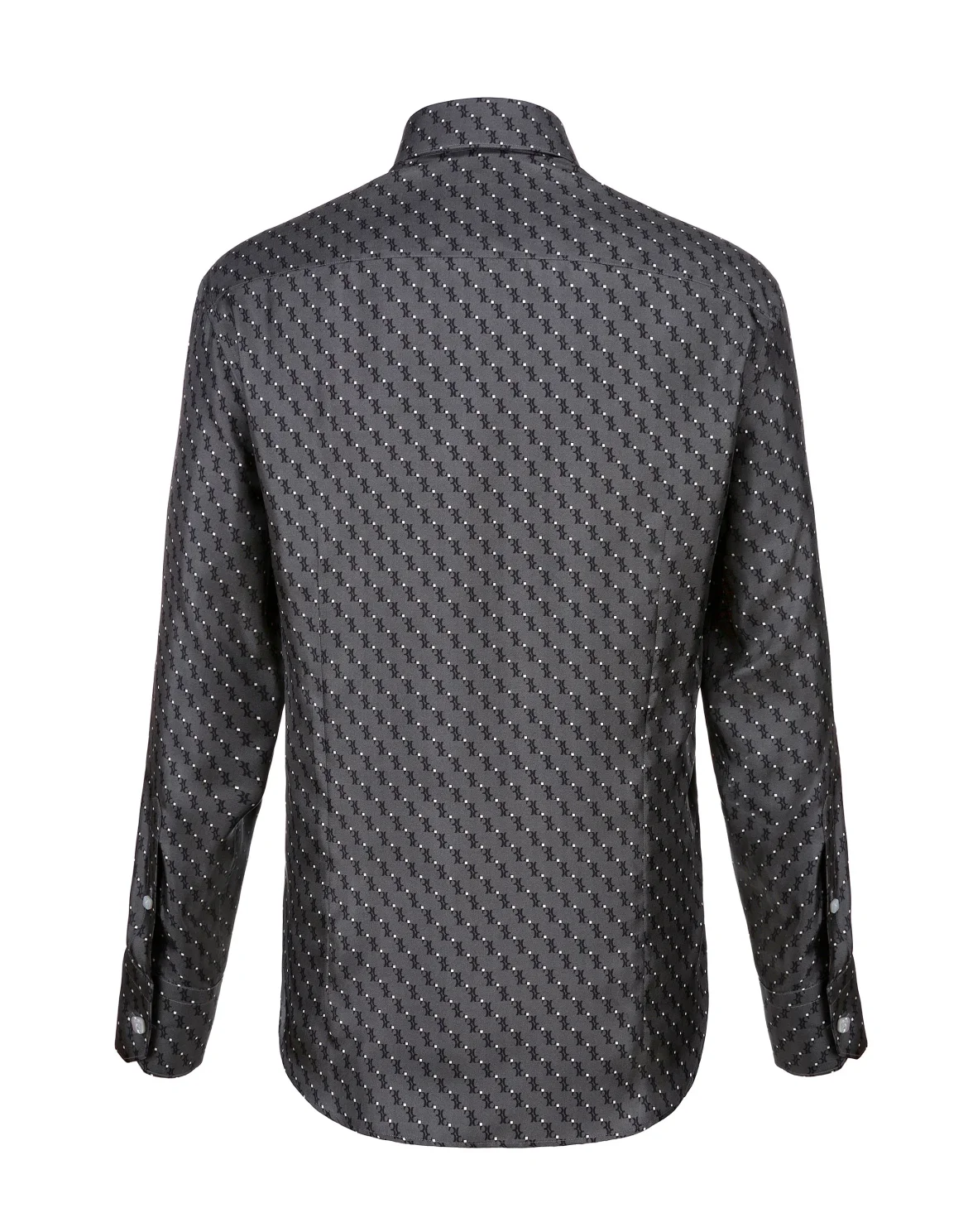 Shirt Gold Cut LS / Milano All over BB, цвет: Серый
