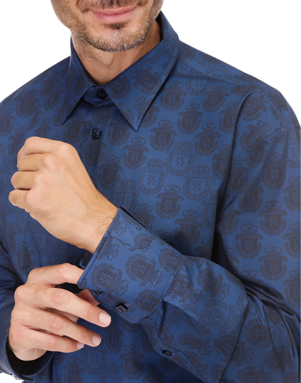 Shirt Gold Cut LS / Milano Original, цвет: Синий
