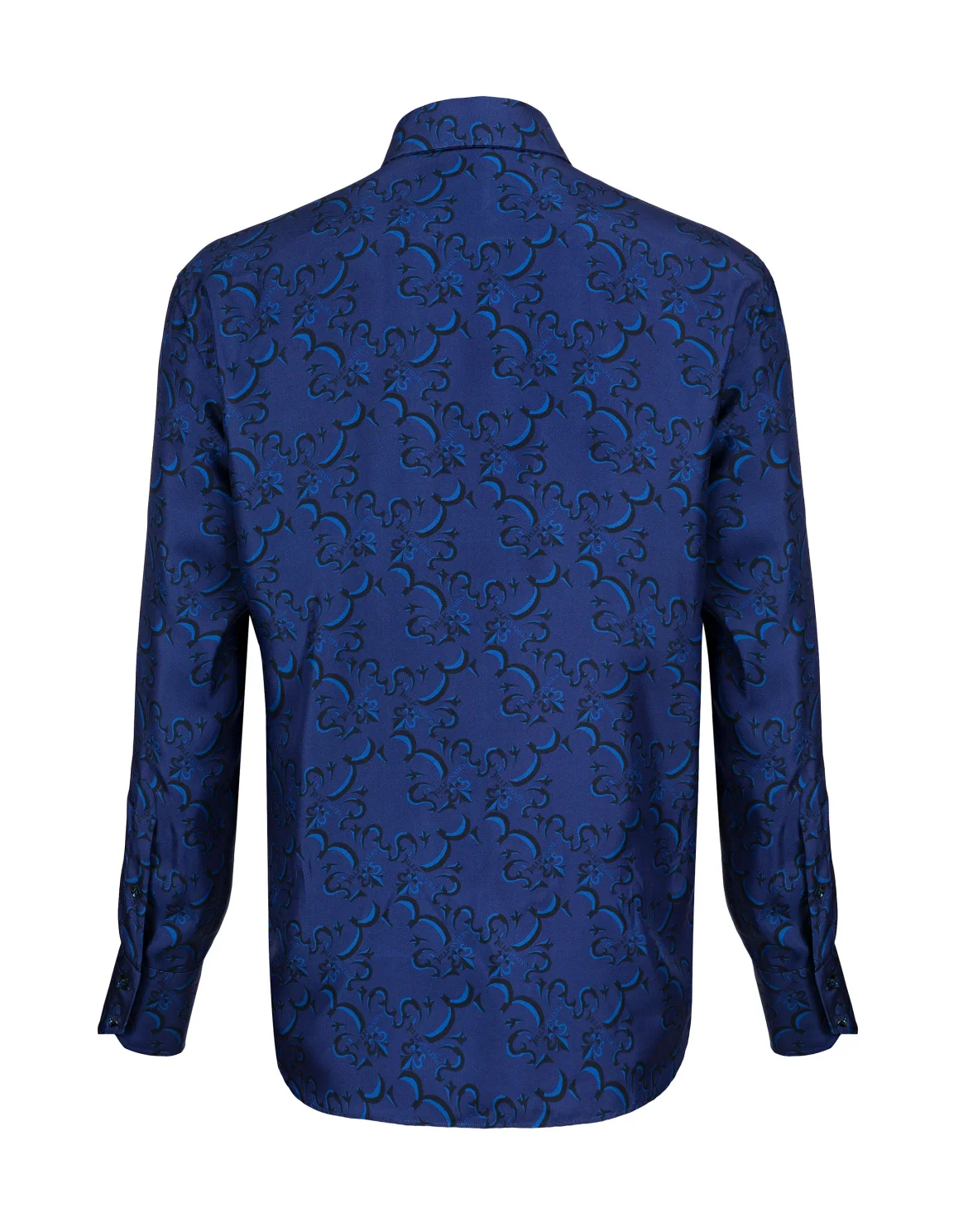 Shirt Gold Cut LS / Milano / Roma2 All over BB, цвет: Синий