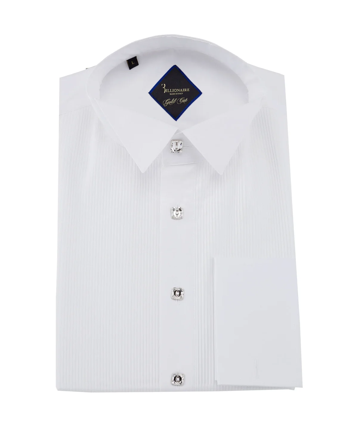 Shirt Gold Cut LS / Smoking Elegant, цвет: Белый