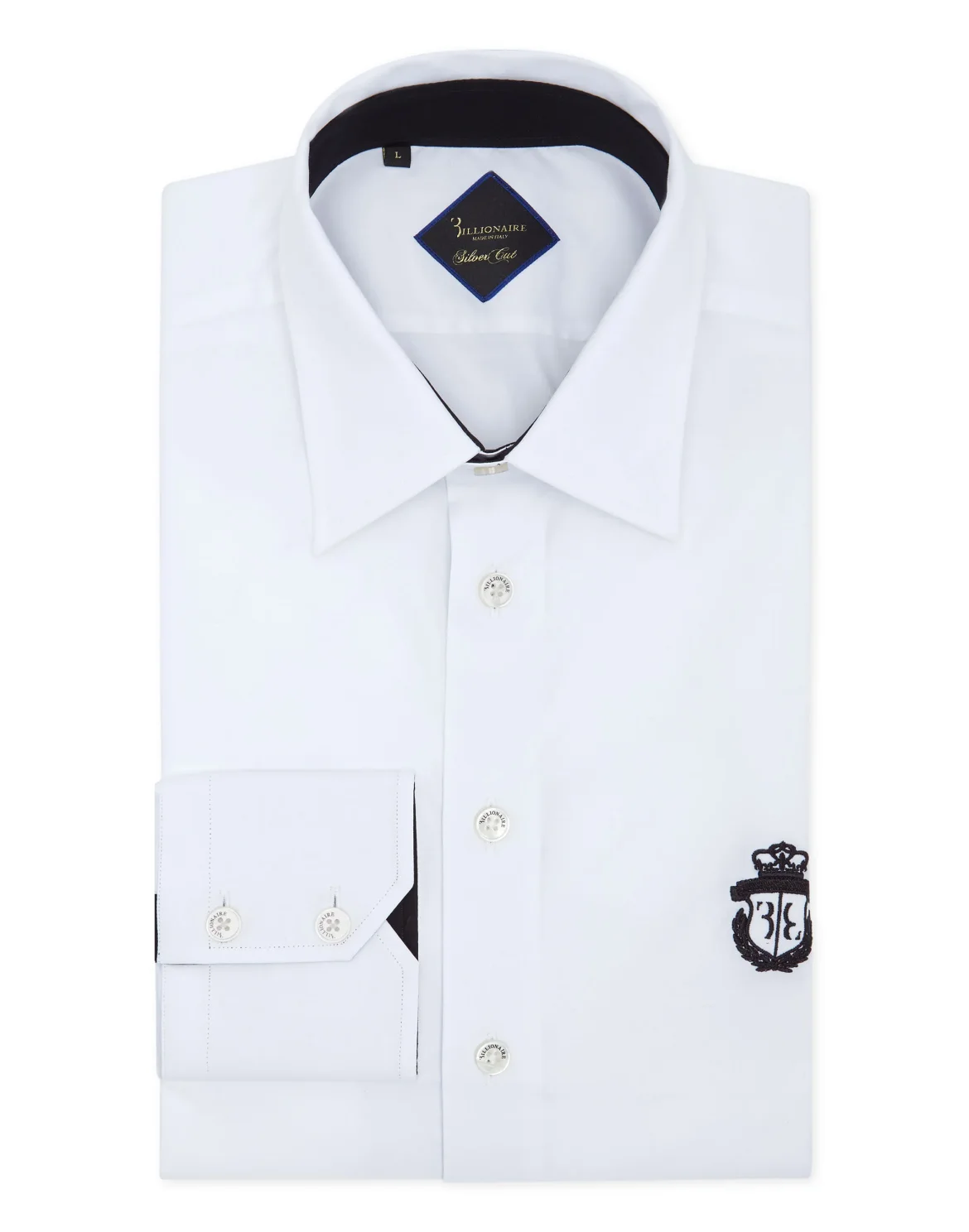 Shirt Silver Cut LS / Milano Crest, цвет: Белый