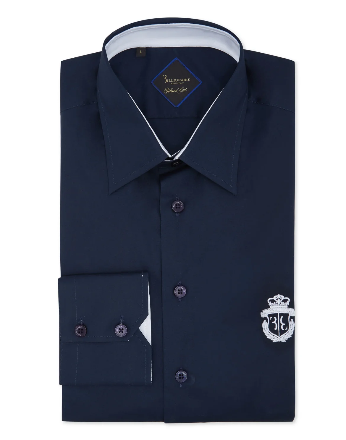 Shirt Silver Cut LS / Milano Crest, цвет: Синий