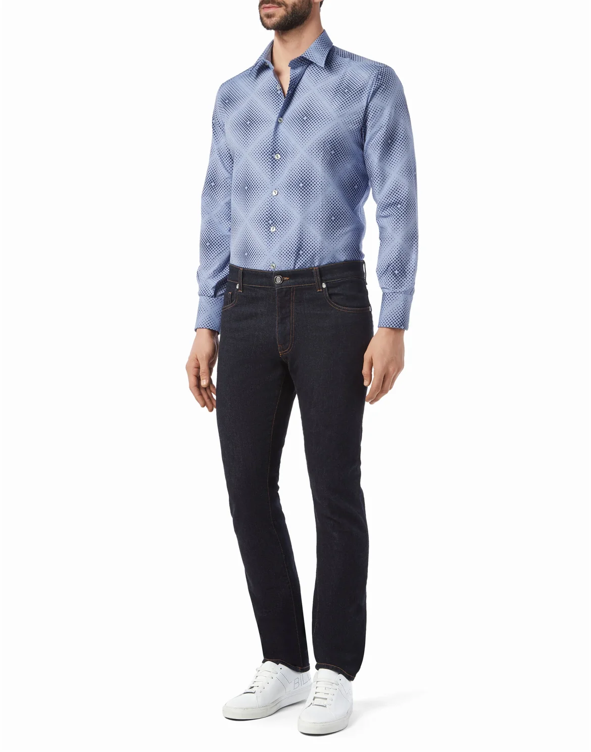 Shirt Silver Cut LS - Milano Original, цвет: Мультиколор