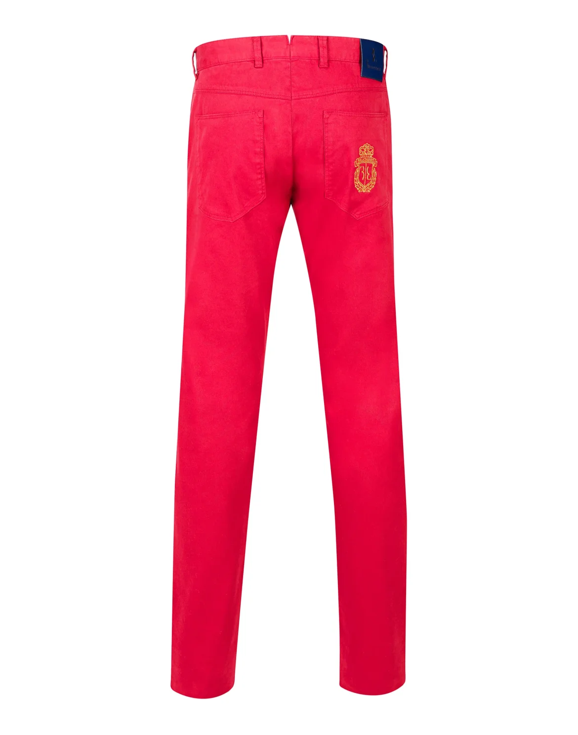 Long Trousers Regular Fit Crest, цвет: Красный