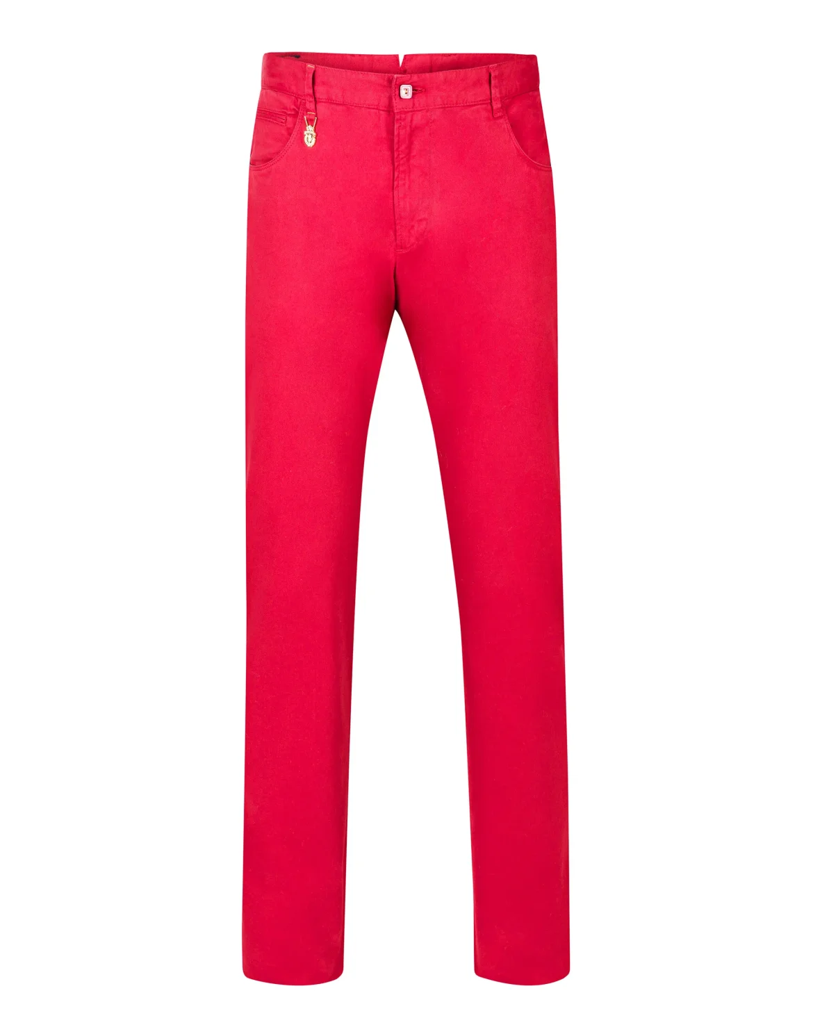 Long Trousers Regular Fit Crest, цвет: Красный