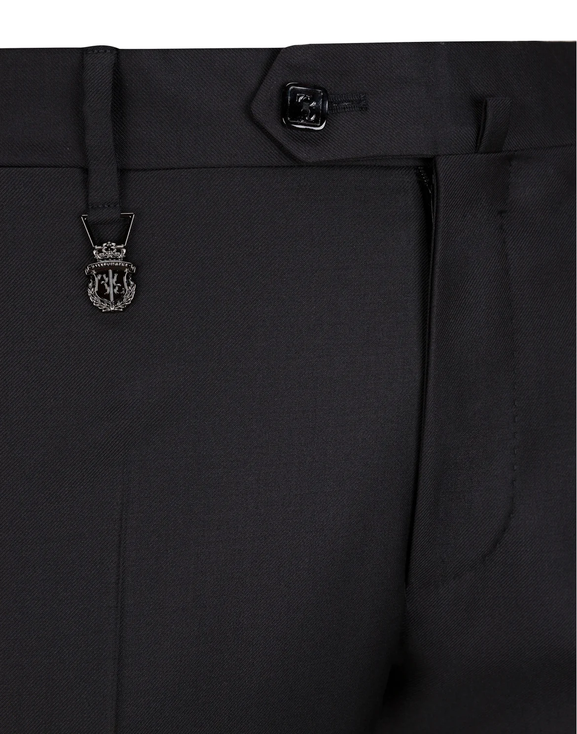 Slim Trousers Double B, цвет: Черный