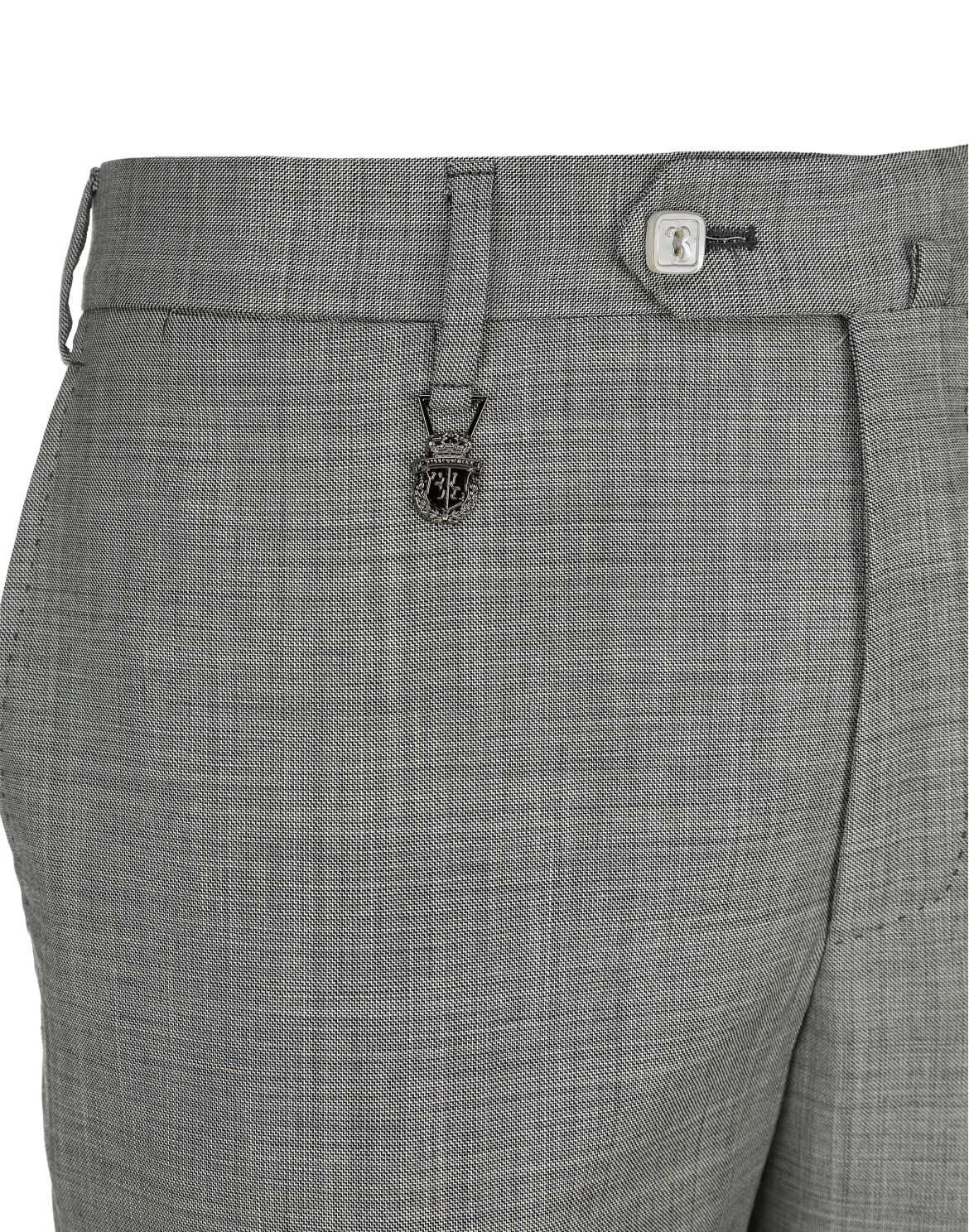 Slim Trousers Double B, цвет: Серый