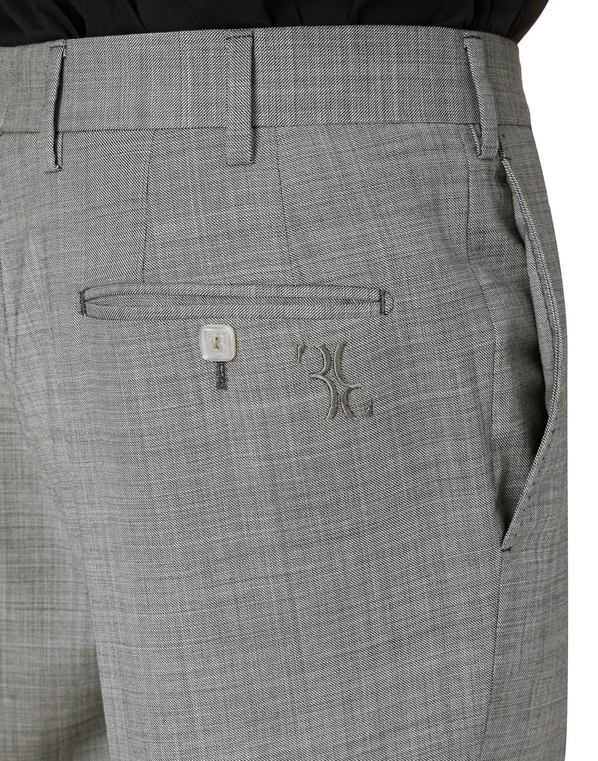 Slim Trousers Double B, цвет: Серый