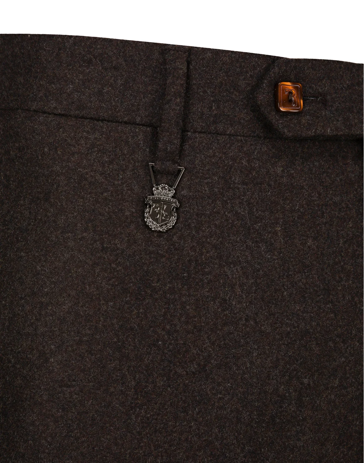 Slim Trousers Double B, цвет: Коричневый
