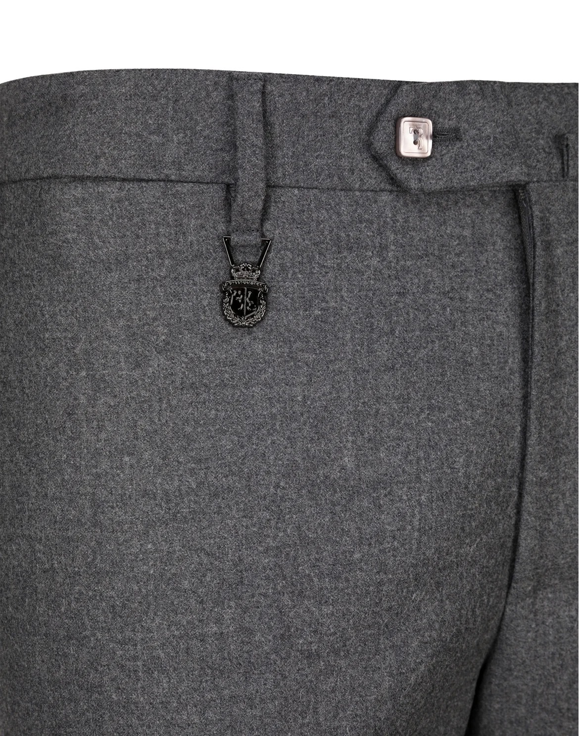 Slim Trousers Double B, цвет: Серый