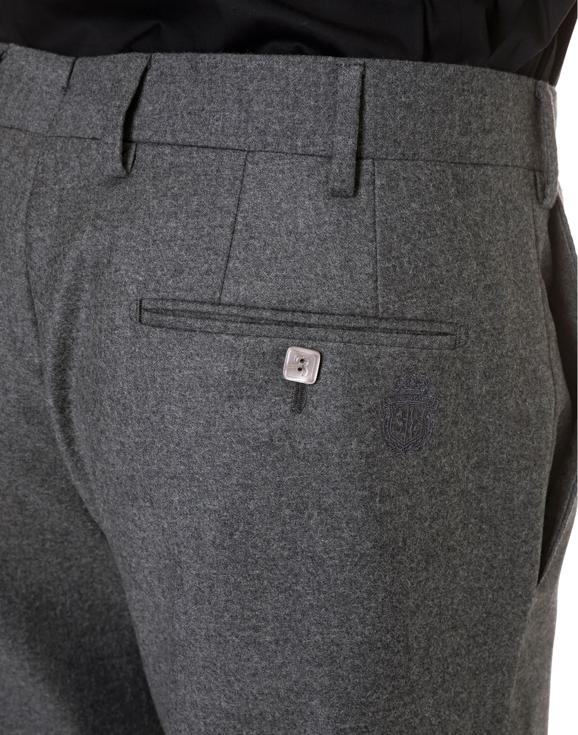 Slim Trousers Double B, цвет: Серый