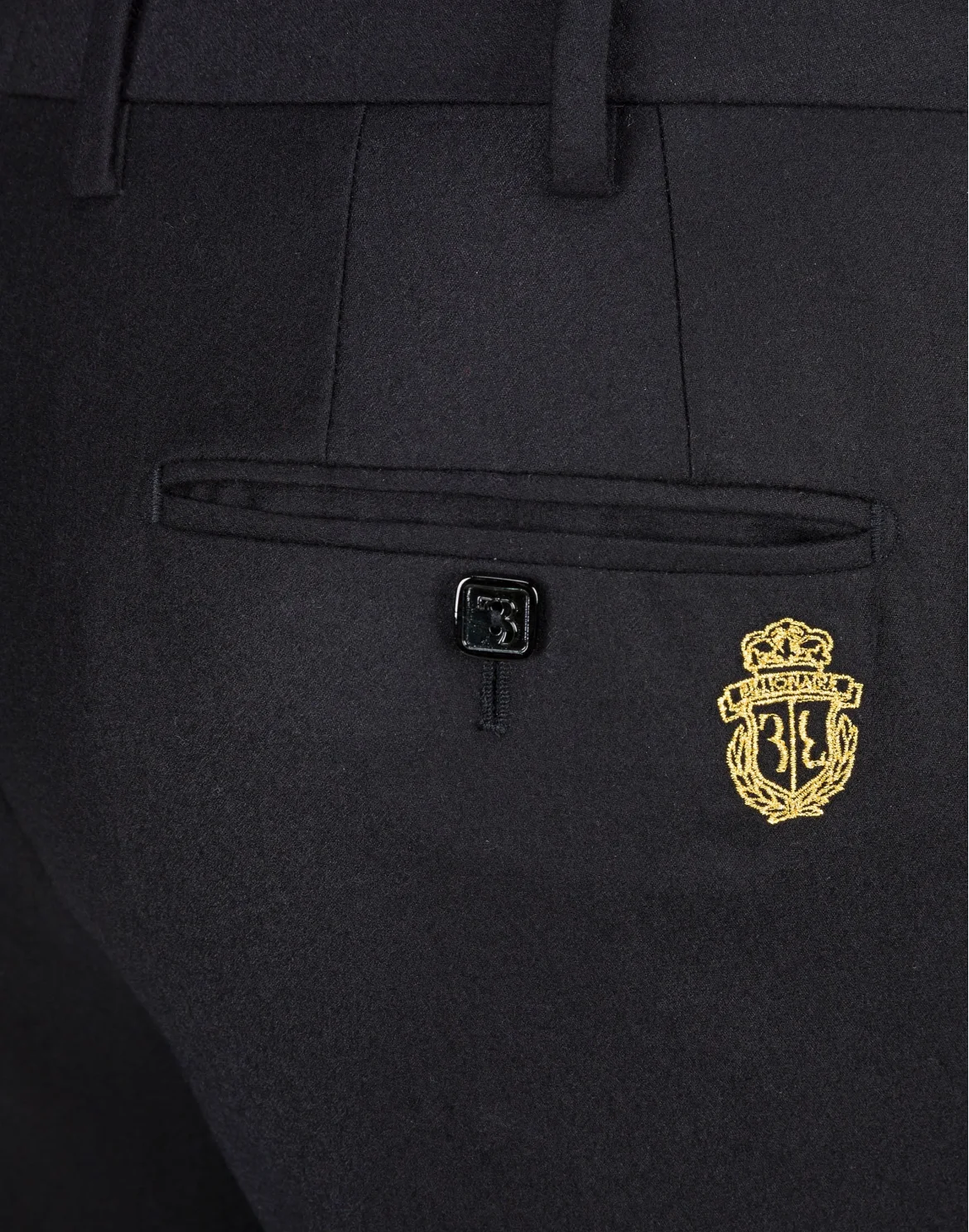 Long Trousers Regular Fit Double B, цвет: Черный