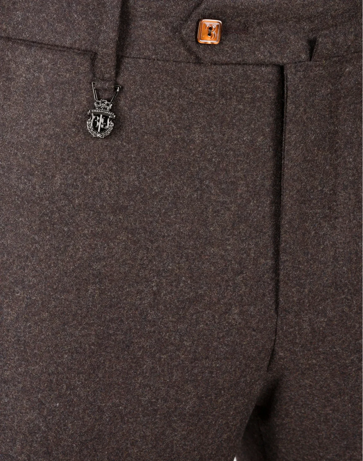 Long Trousers Regular Fit Double B, цвет: Коричневый