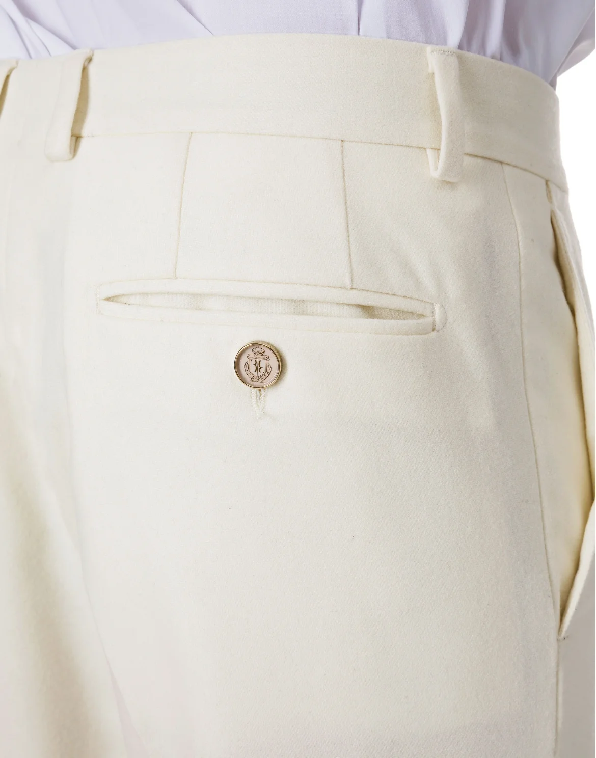 Long Trousers Regular Fit -FS Elegant, цвет: Белый