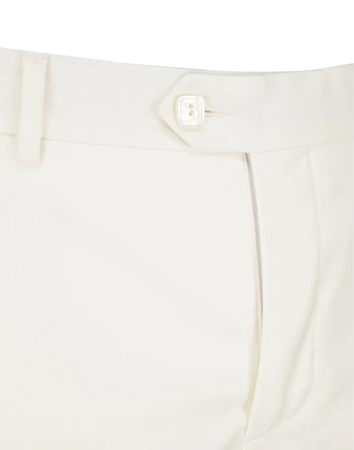 Slim Trousers Double B, цвет: Белый