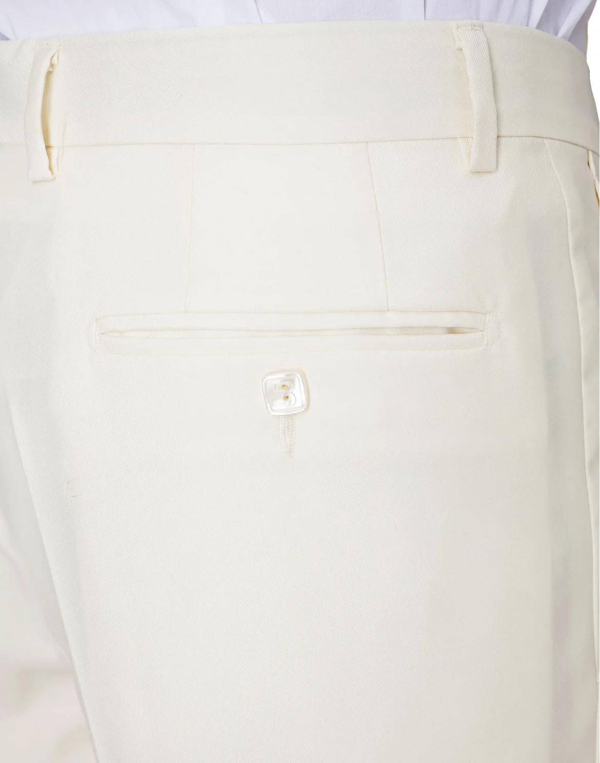 Slim Trousers Double B, цвет: Белый