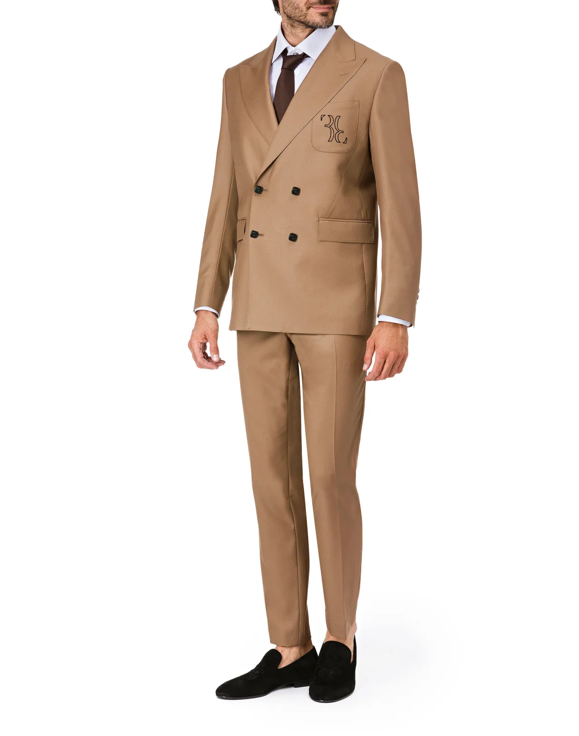 Long Trousers Regular Fit Double B, цвет: Бежевый