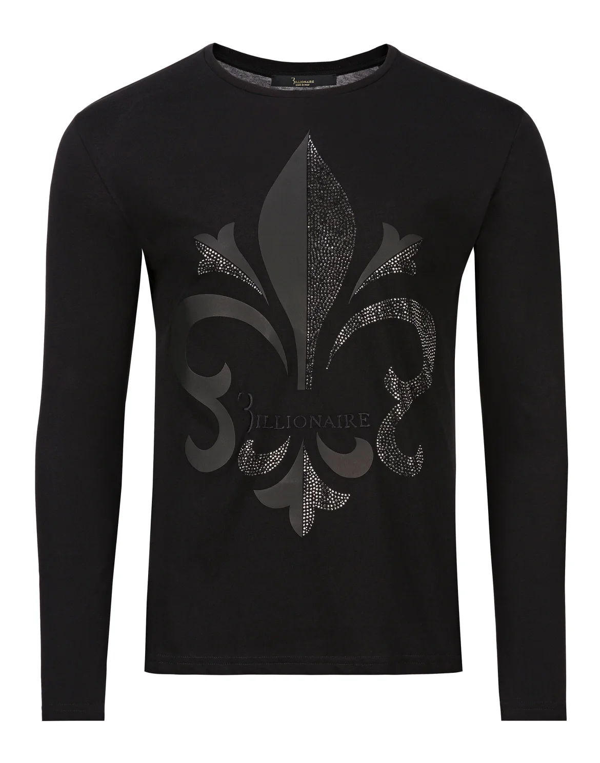 T-shirt Round Neck LS Giglio, цвет: Черный