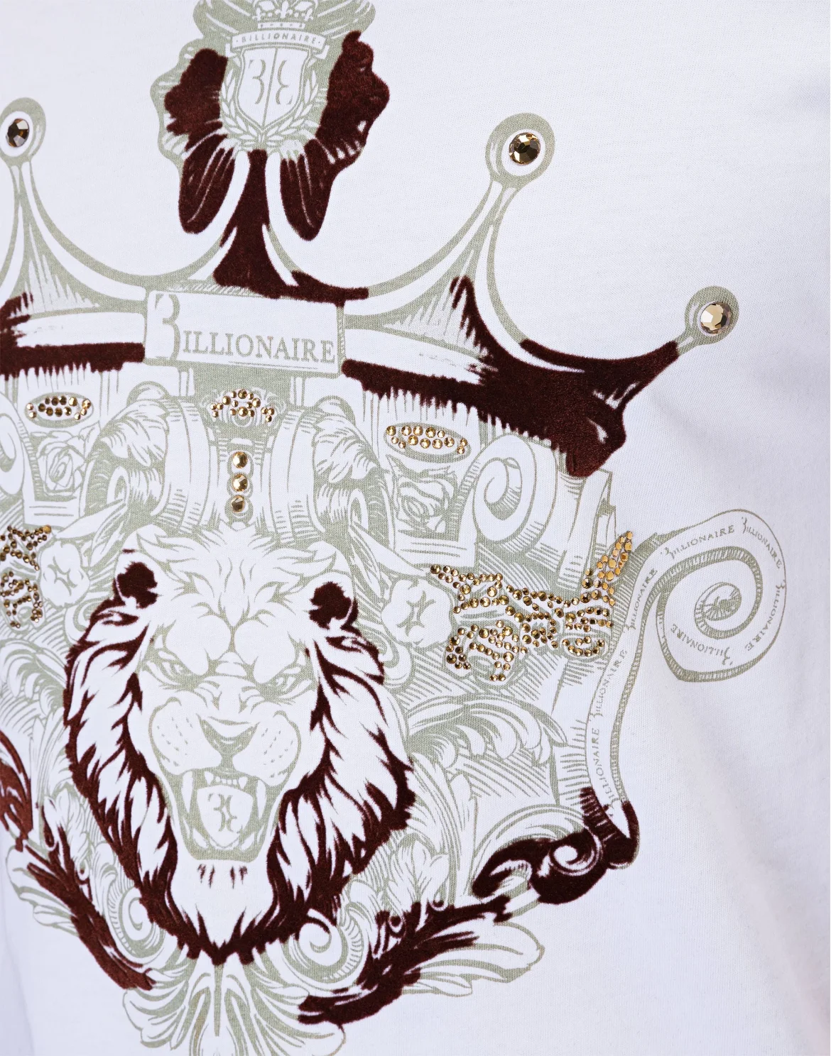 T-shirt Round Neck SS Lion, цвет: Белый