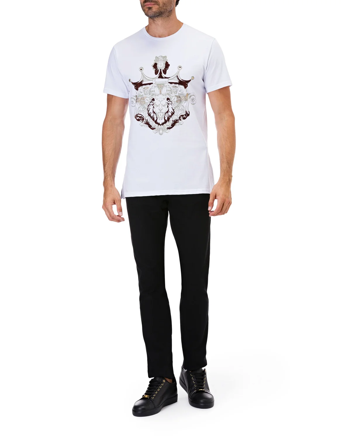 T-shirt Round Neck SS Lion, цвет: Белый