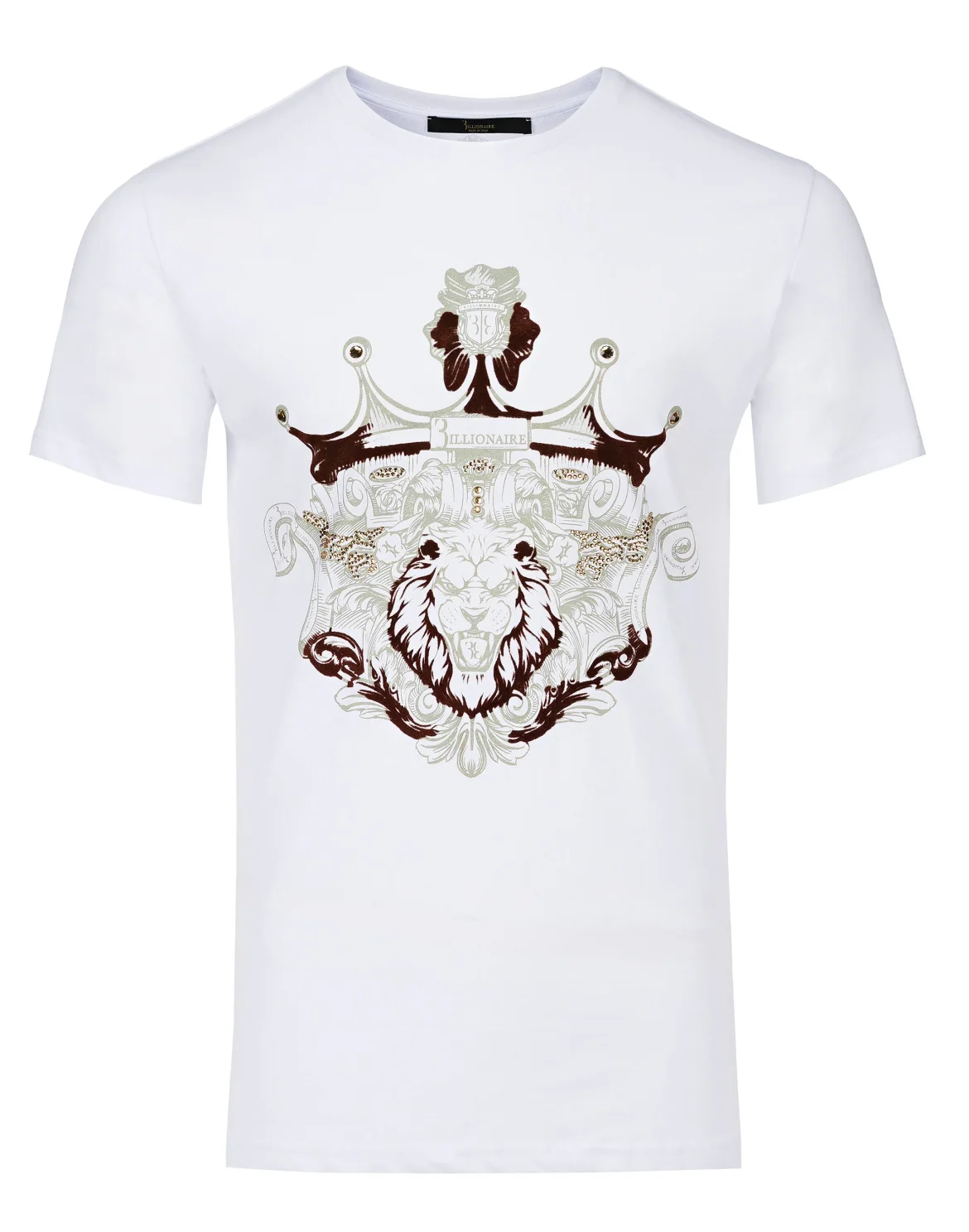 T-shirt Round Neck SS Lion, цвет: Белый